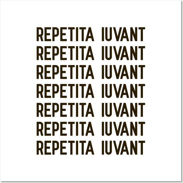 Repetita iuvant Wall Art by Blacklinesw9